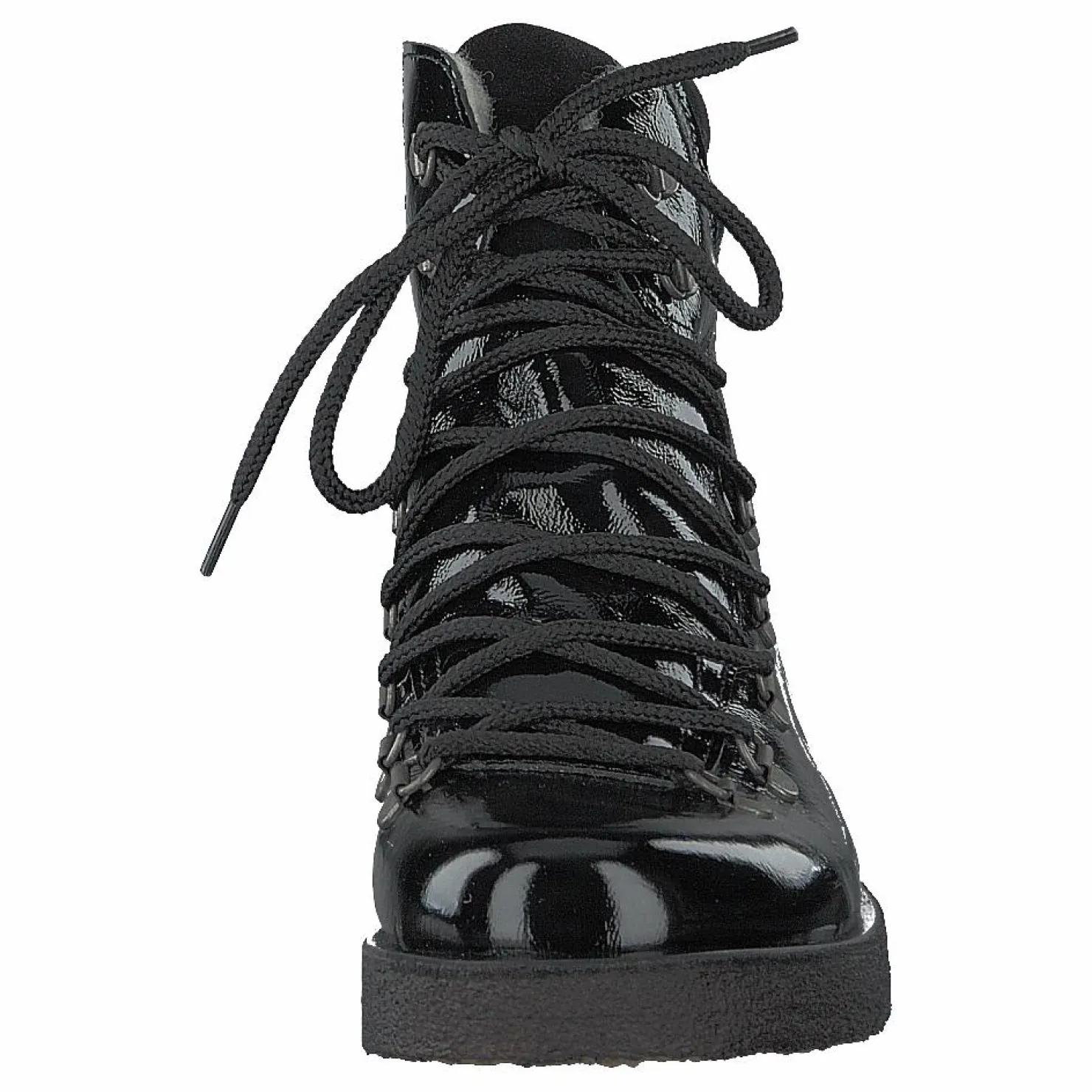 Angulus Boot With Laces And D-rings Black / Black Svart Hot
