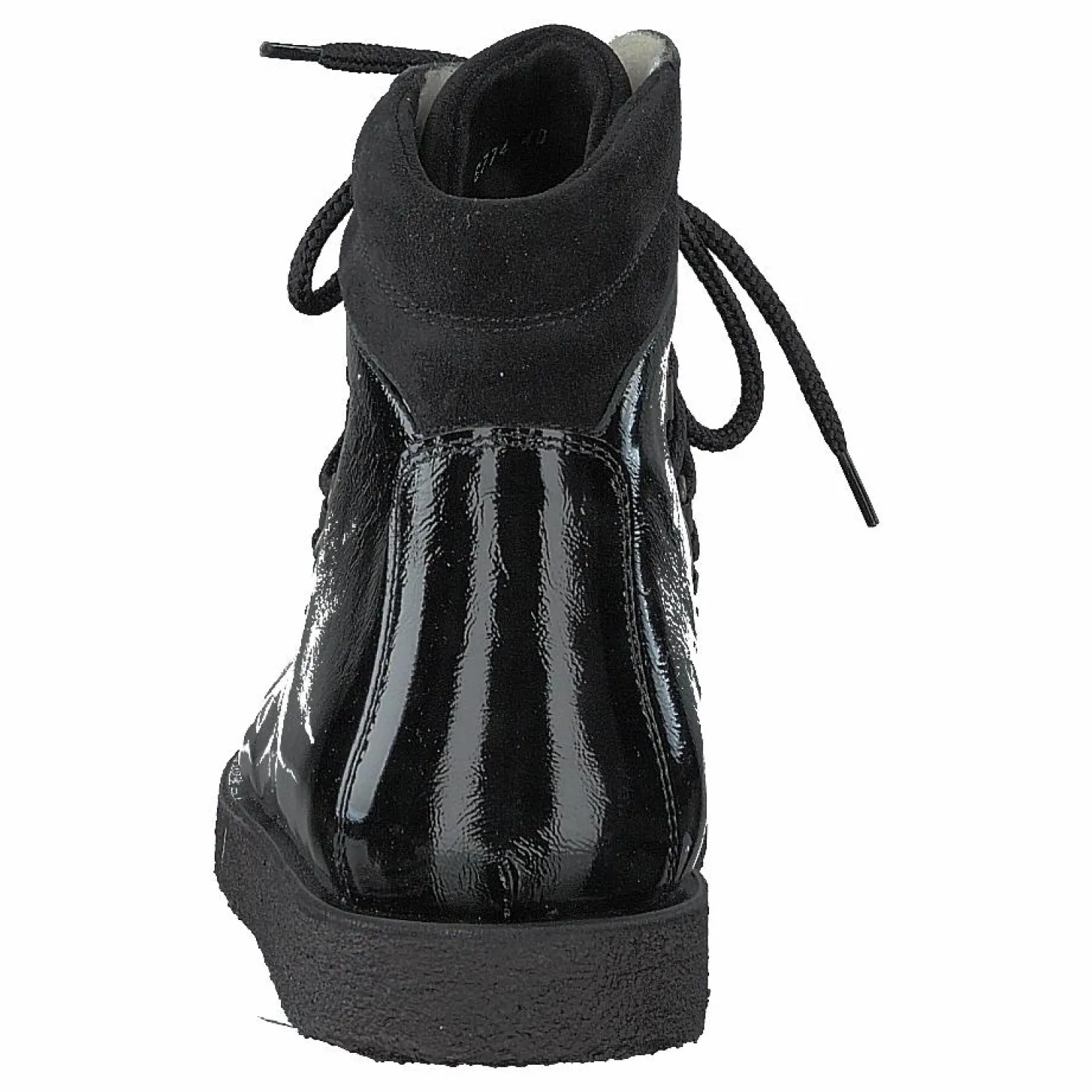 Angulus Boot With Laces And D-rings Black / Black Svart Hot