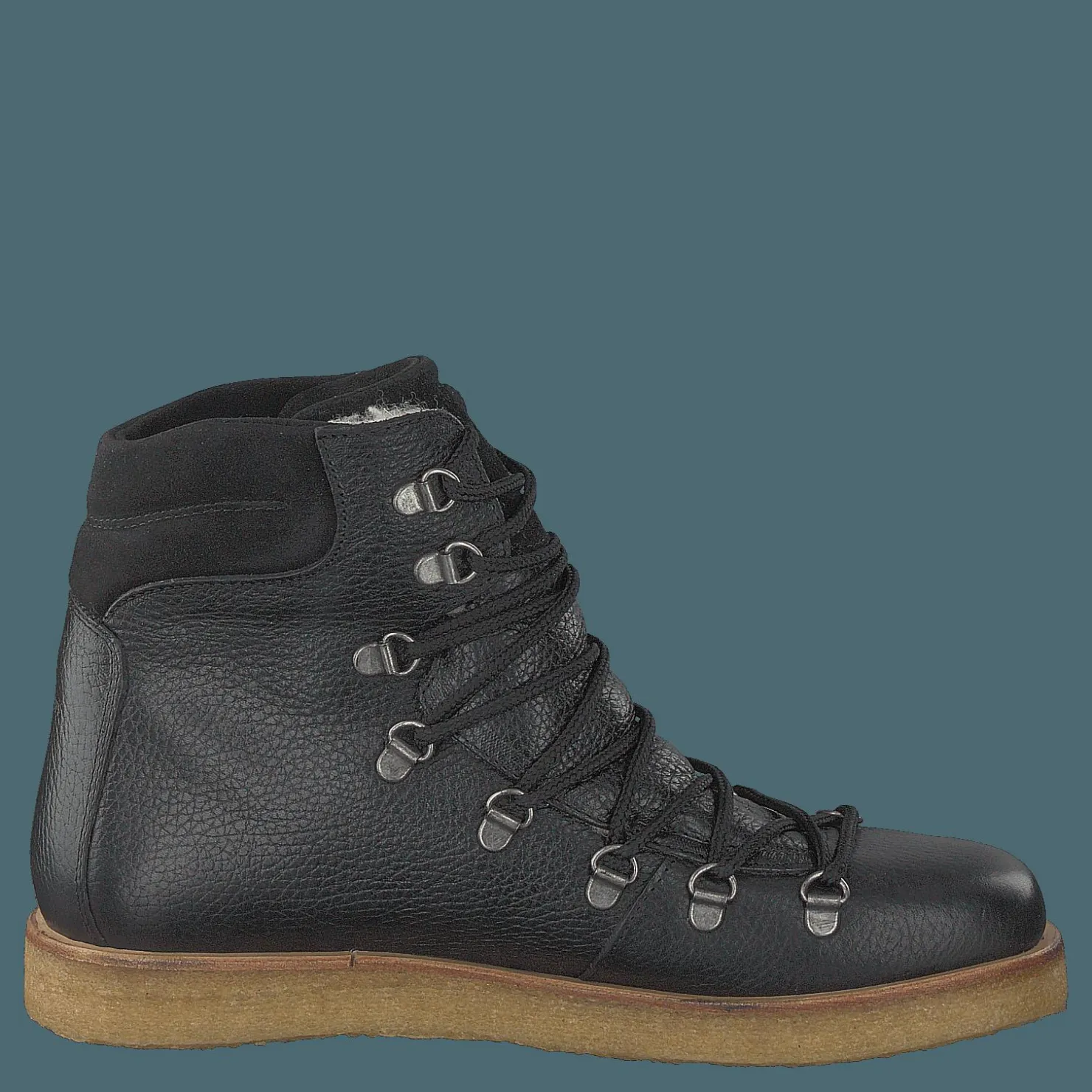 Angulus Boot With Laces And D-rings Black Svart Outlet