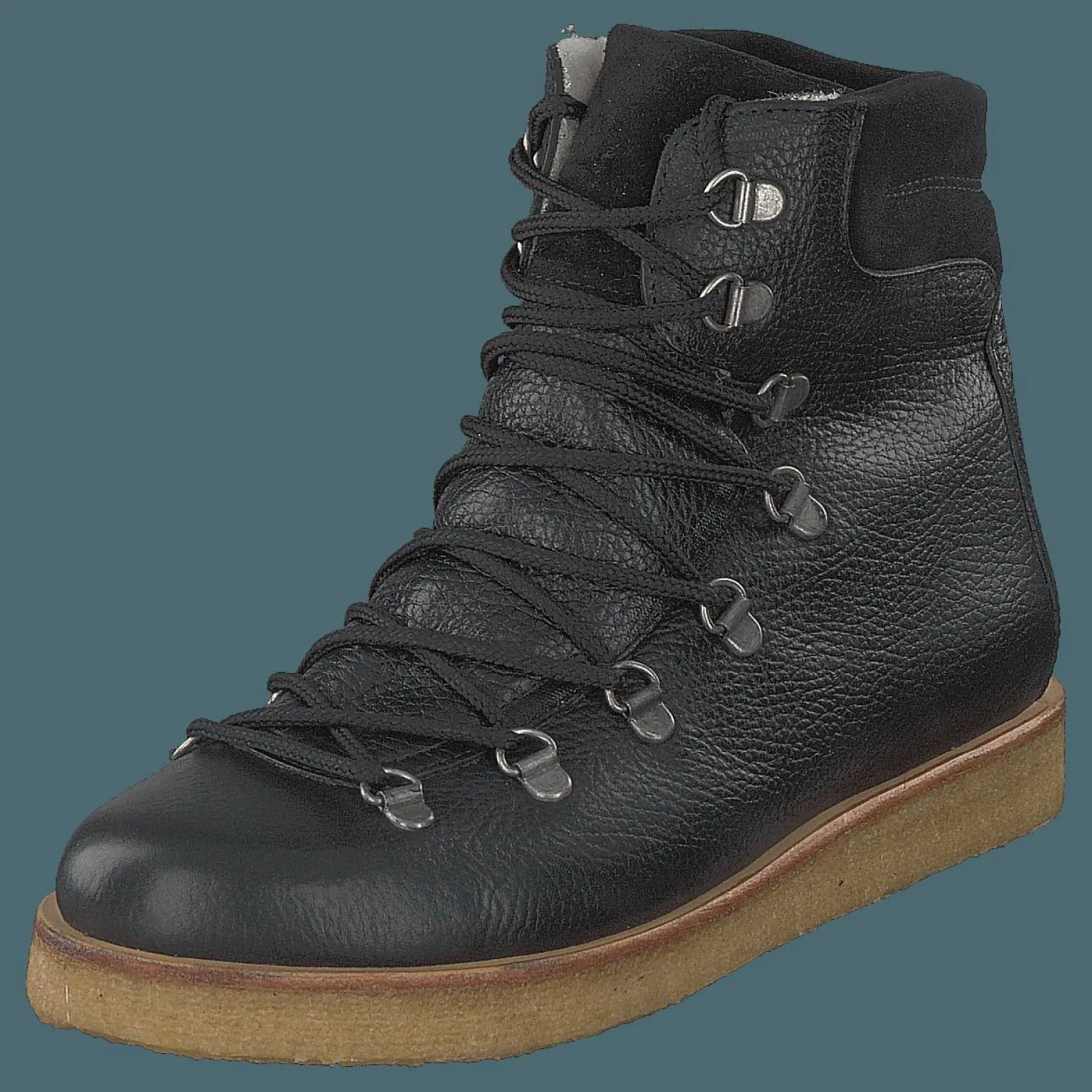 Angulus Boot With Laces And D-rings Black Svart Outlet