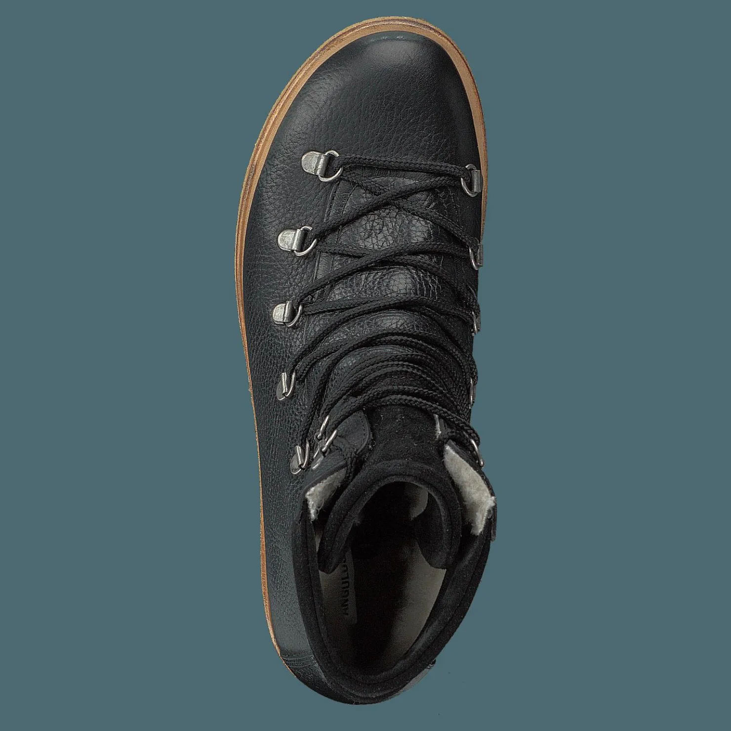 Angulus Boot With Laces And D-rings Black Svart Outlet