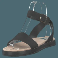 Clarks Botanic Ivy Black Leather Svart Clearance