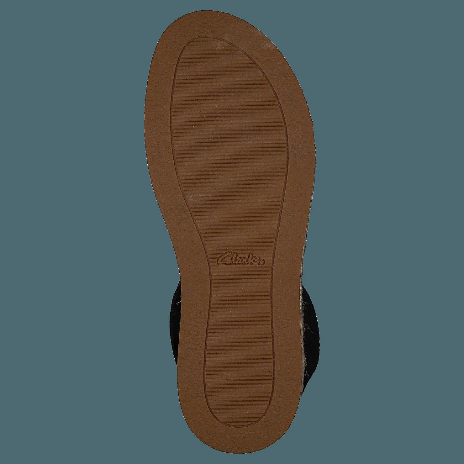 Clarks Botanic Poppy Black Leather Svart Outlet