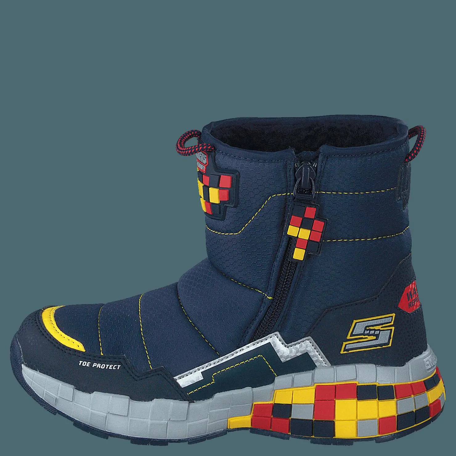 Skechers Boys Mega-craft - Water Repell Nvrd Navy Red Blå Online