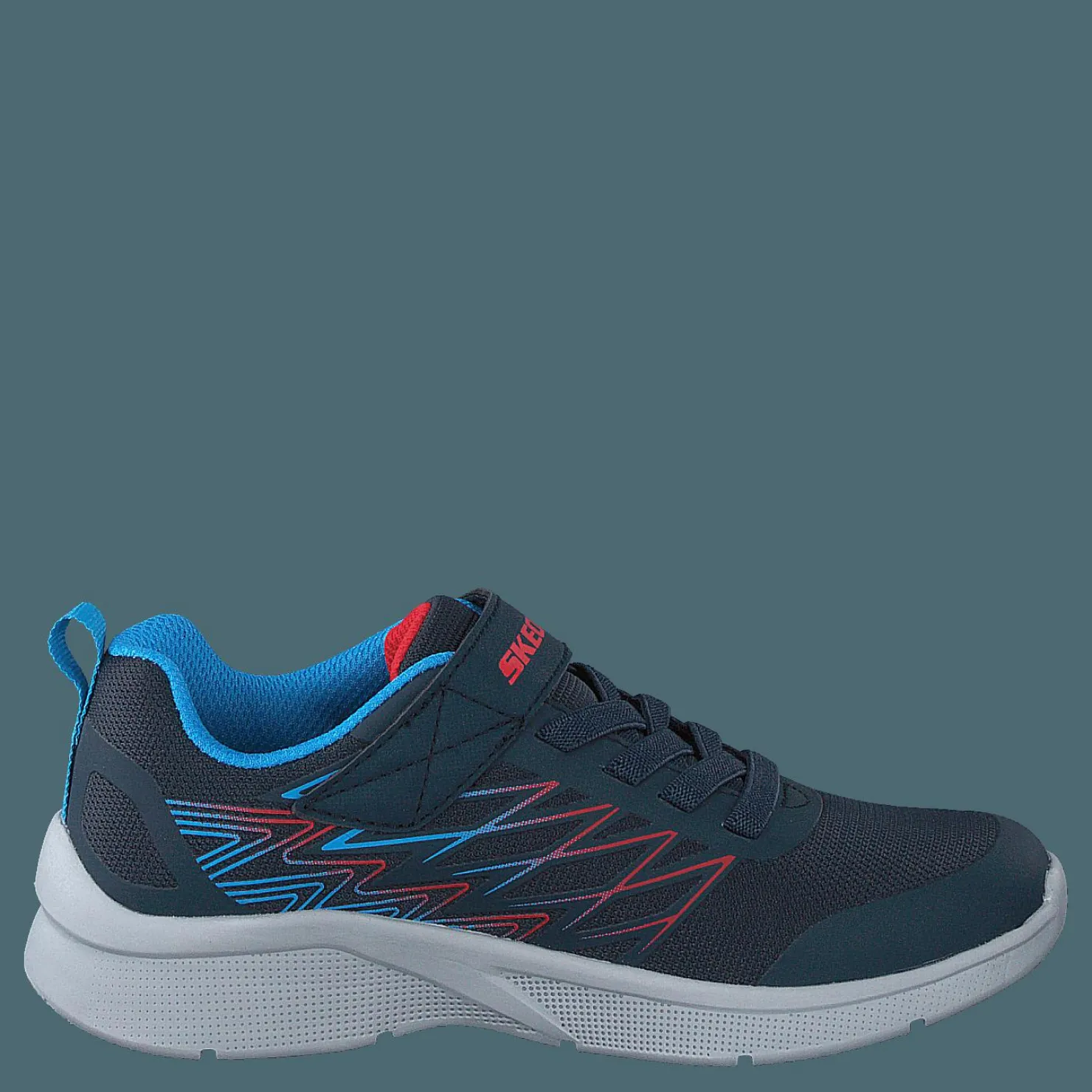 Skechers Boys Microspec Nvrd Blå Clearance