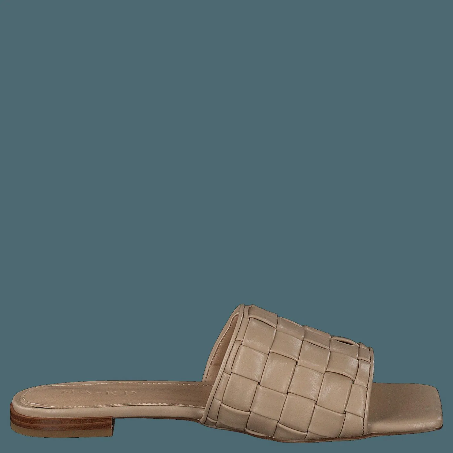 NA-KD Braided Flats Beige Beige och Brun Sale