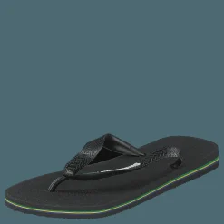Havaianas Brasil Logo Black/Black Svart Hot