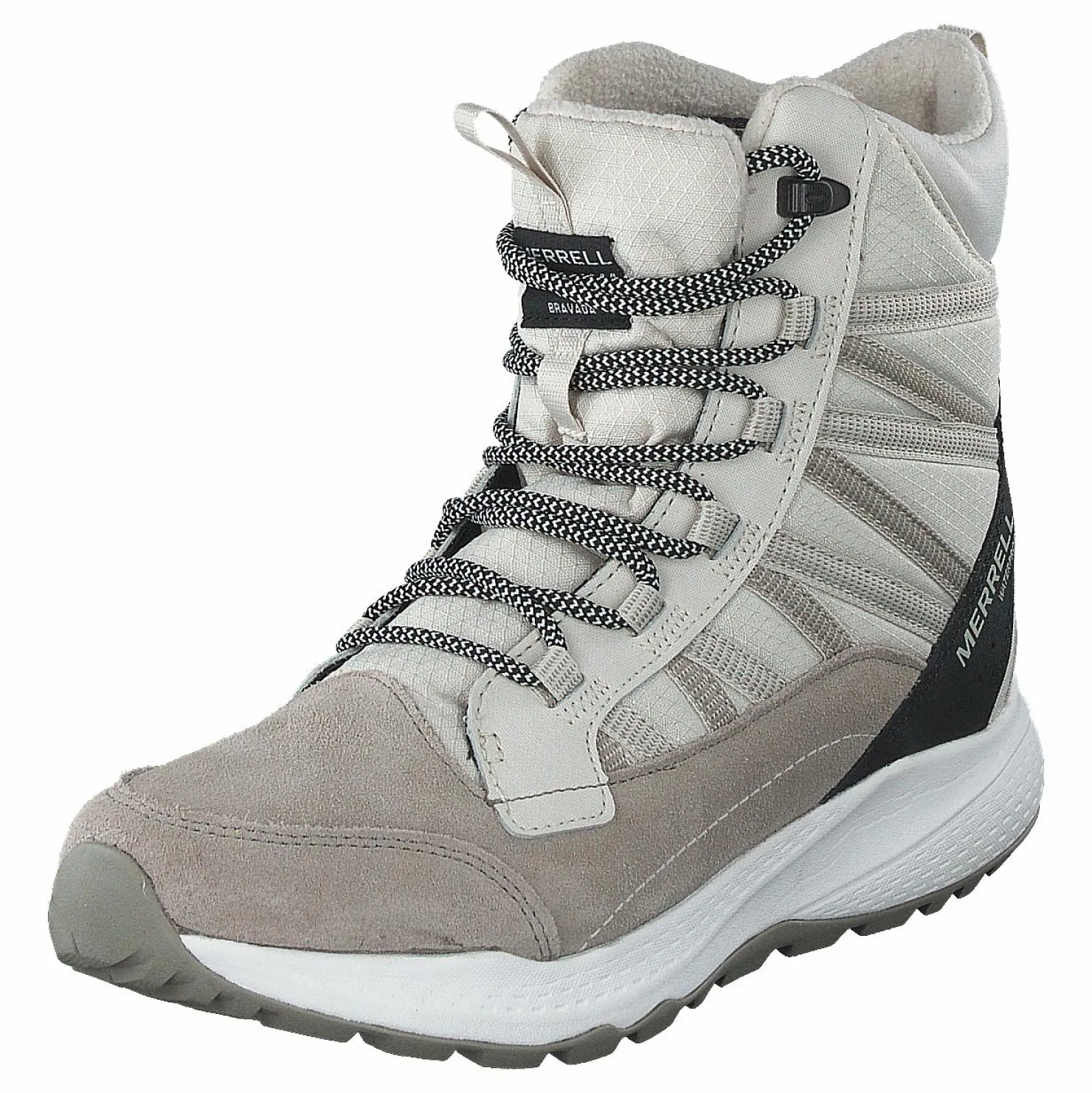 Merrell Bravada Edge 2 Thermo Mid Wp Moonbeam Vit och Grå Clearance