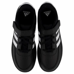 adidas Breaknet Lifestyle Court Elastic Lace and Top Strap Shoes Core Black / Cloud White / Cloud White Svart Sale