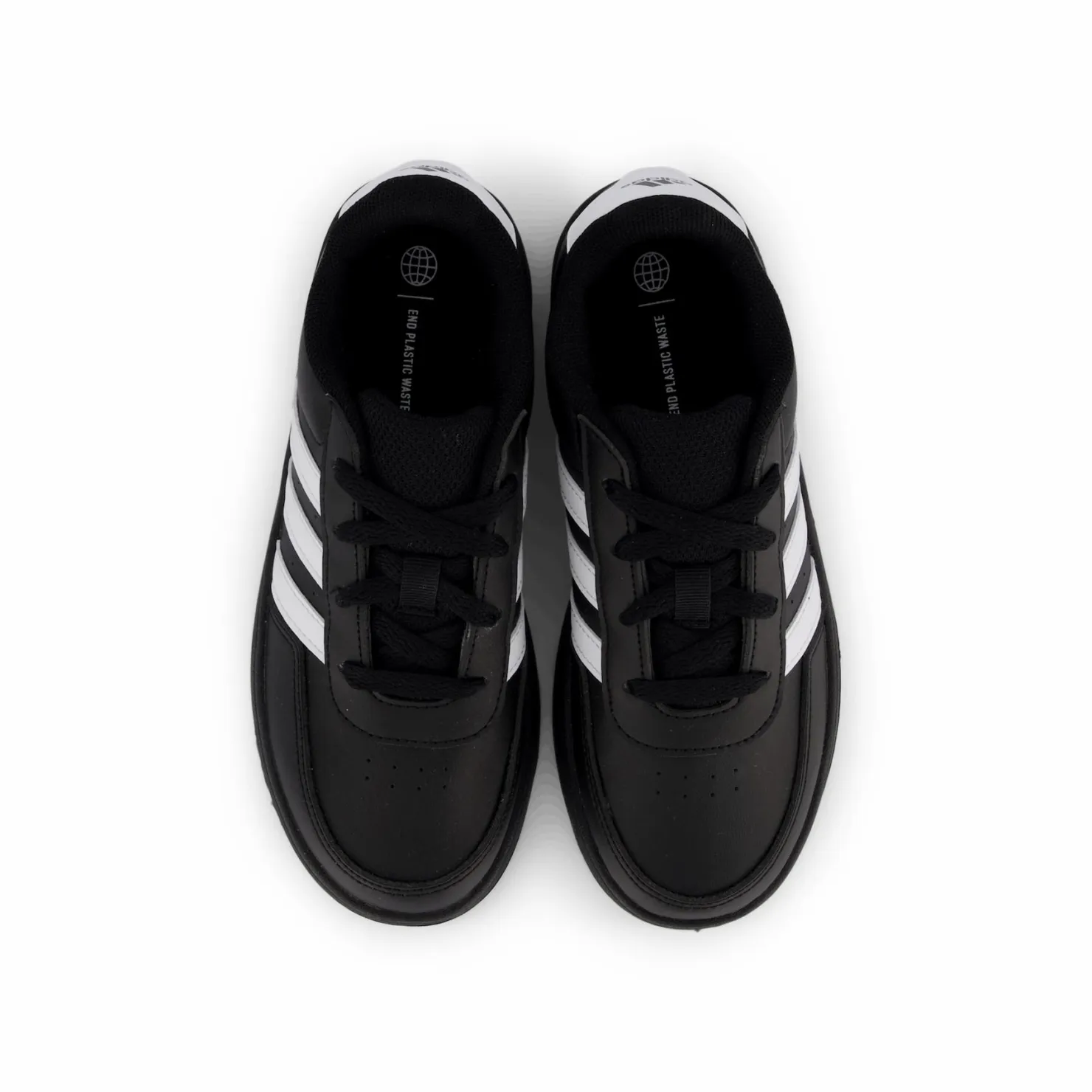 adidas Breaknet Lifestyle Court Lace Shoes Core Black / Cloud White / Cloud White Svart