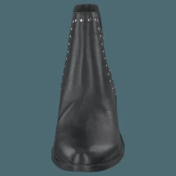 Steve Madden Cade Bootie Black Leather Svart Sale