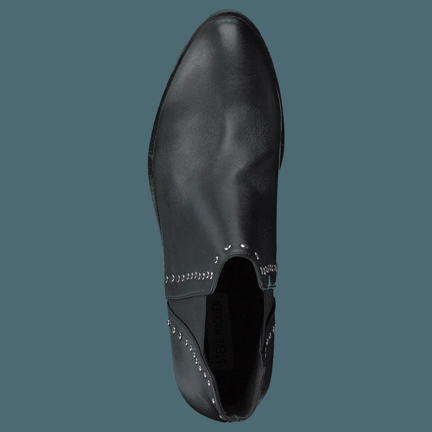 Steve Madden Cade Bootie Black Leather Svart Sale