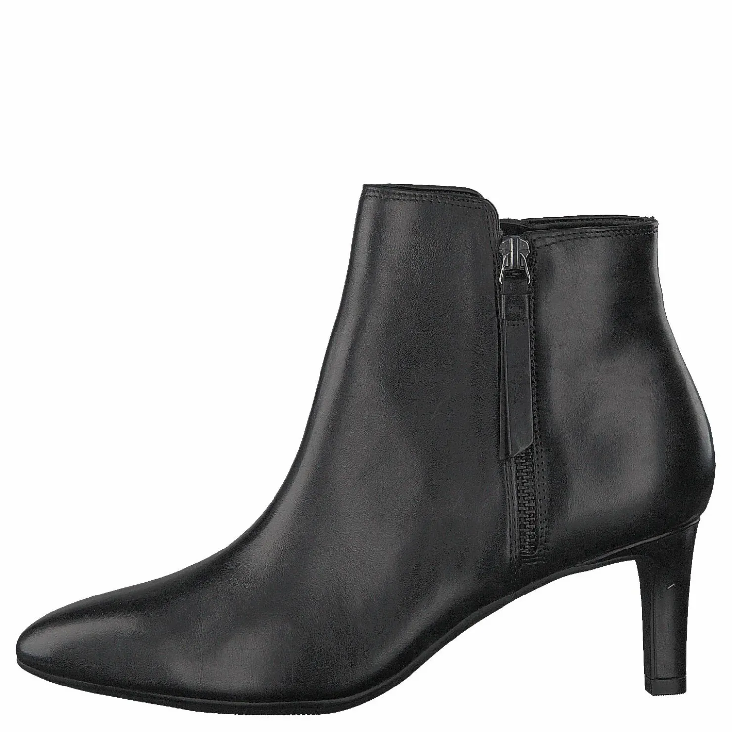 Clarks Calla Blossom Black Leather Svart Online