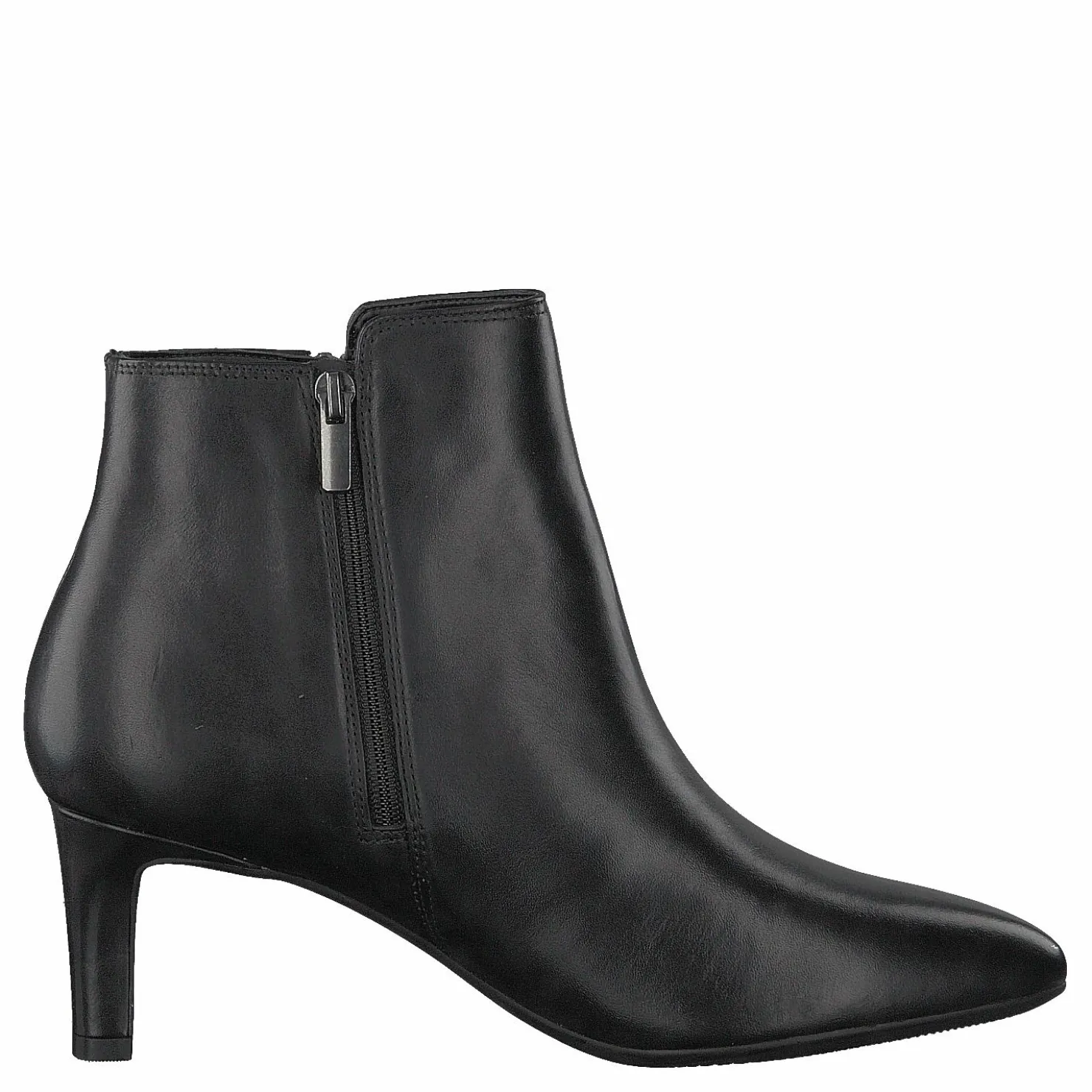 Clarks Calla Blossom Black Leather Svart Online