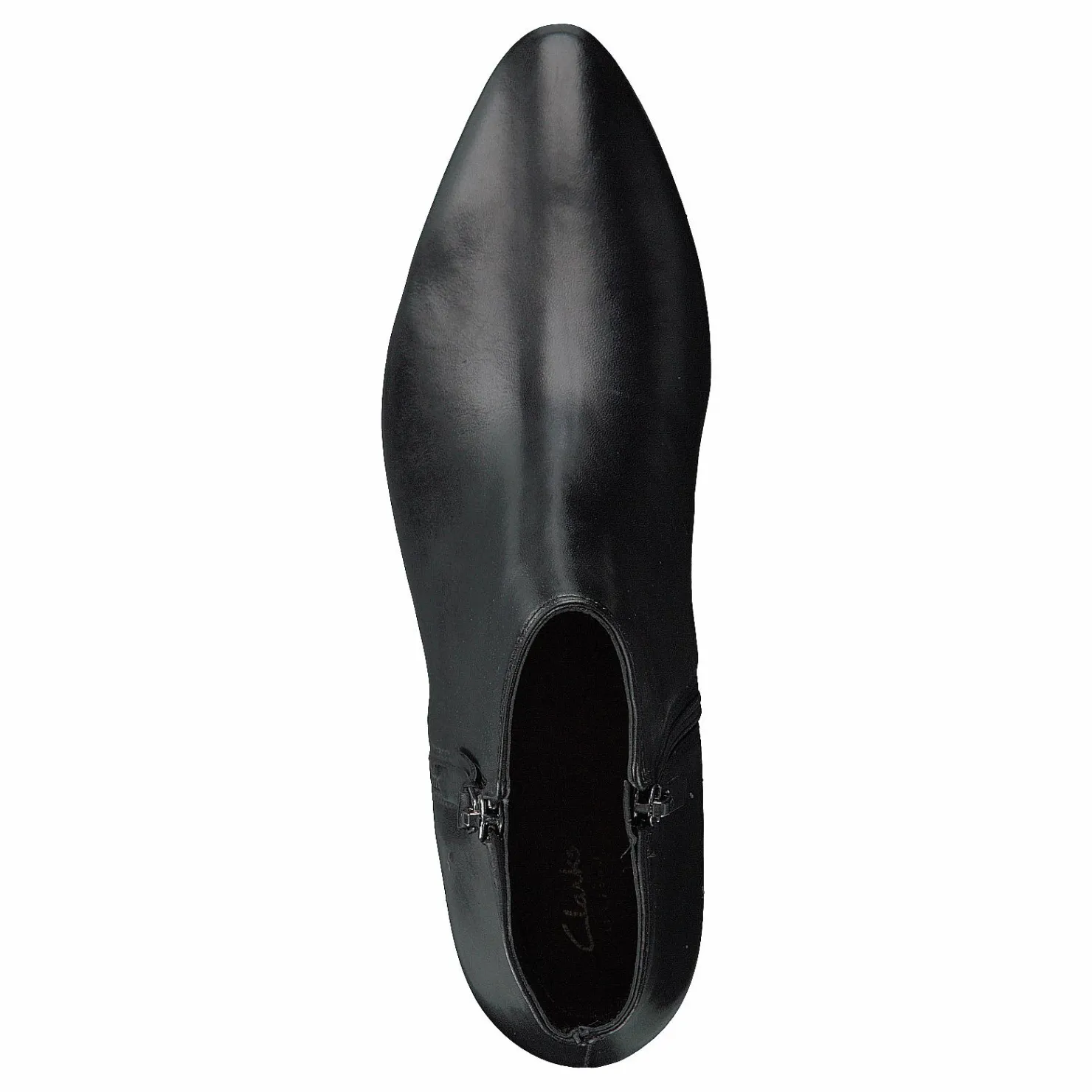 Clarks Calla Blossom Black Leather Svart Online