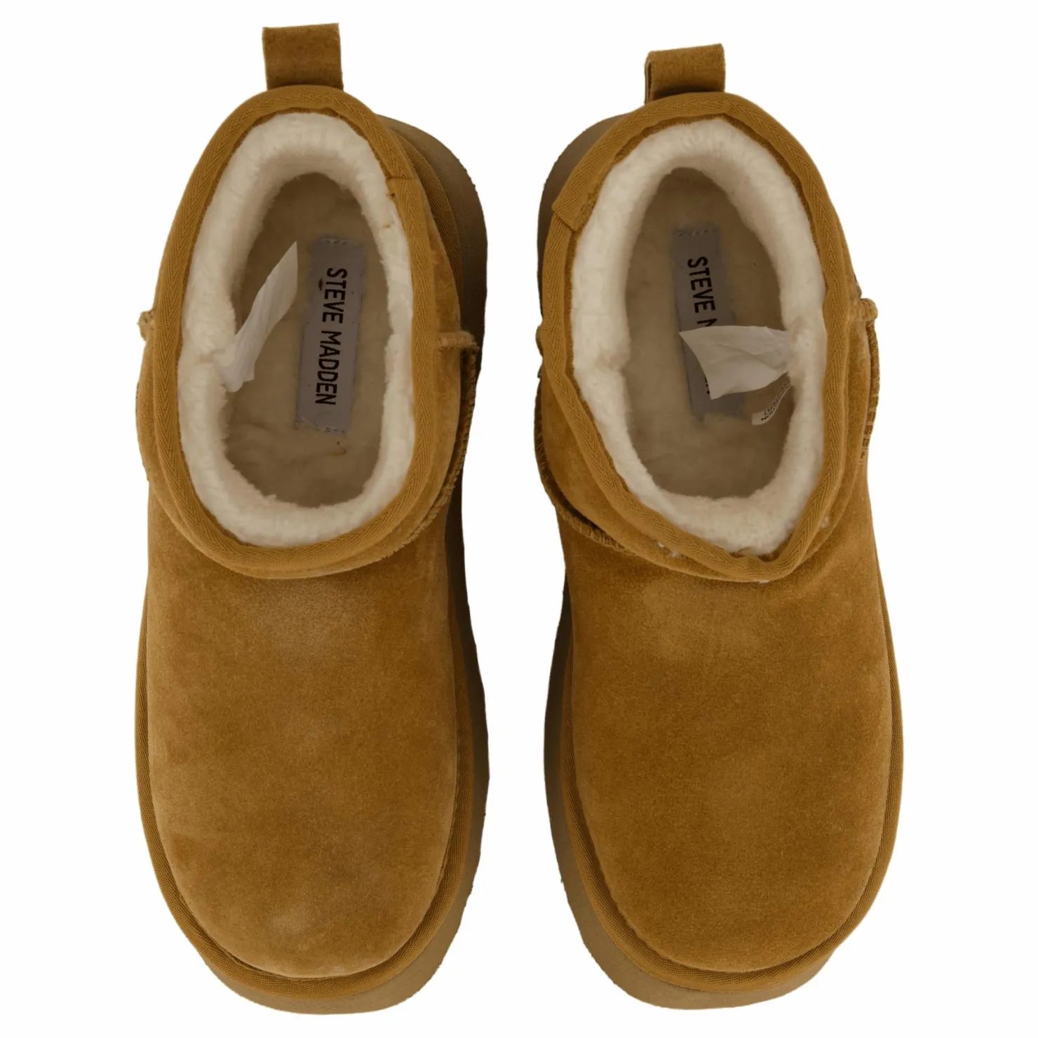 Steve Madden Campfire Bootie Tan Suede Brun