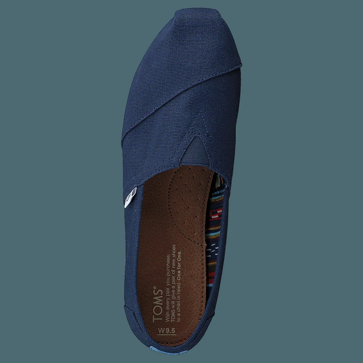 Toms Canvas Men's Classic Alpargata Navy Blå Hot