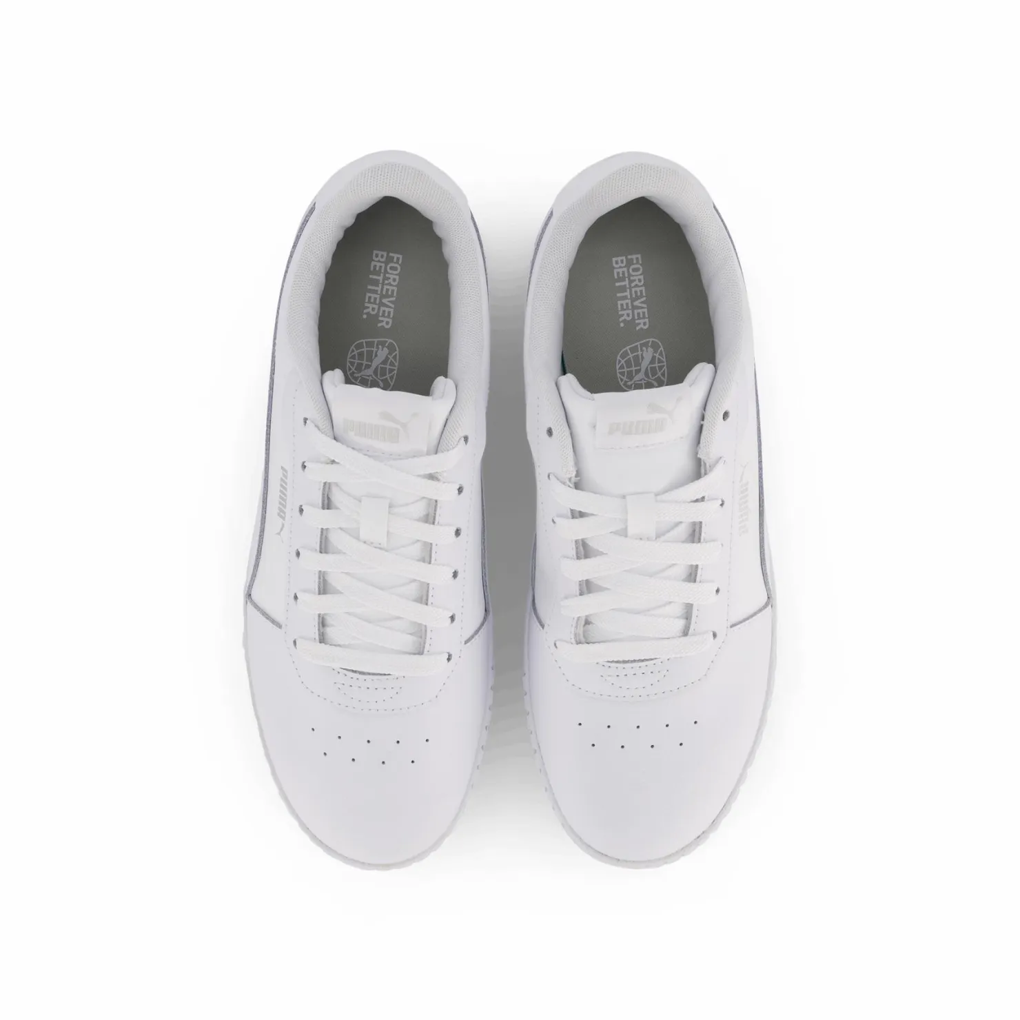 Puma Carina 2.0 White- White- Sil Vit Sale