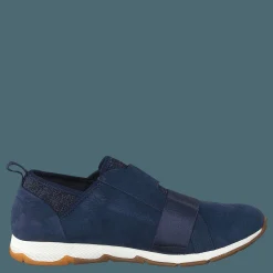 Hush Puppies Cesky Strap Slip On Royal Navy Nubuck Blå Online