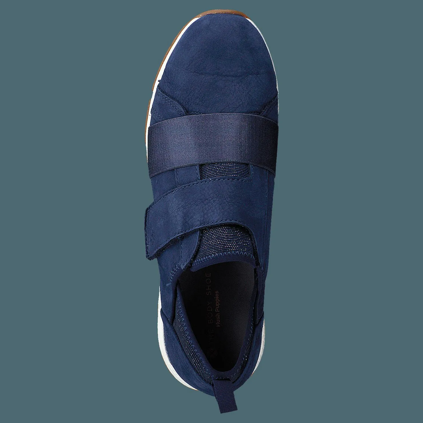 Hush Puppies Cesky Strap Slip On Royal Navy Nubuck Blå Online