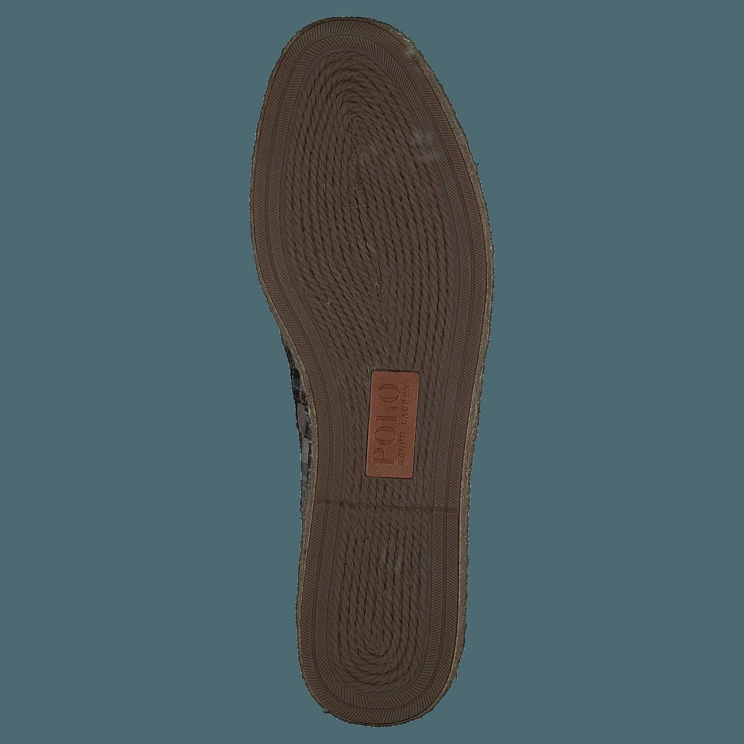 Polo Ralph Lauren Cevio Crest Madras Espadrille Blue Multi Flerfärgad Discount