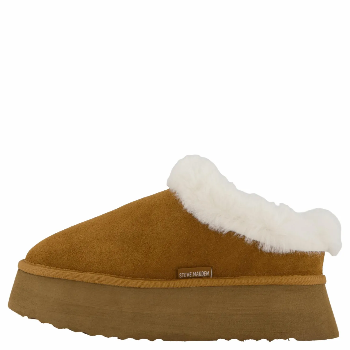 Steve Madden Chaplin Slide Chestnut Suede Brown Outlet