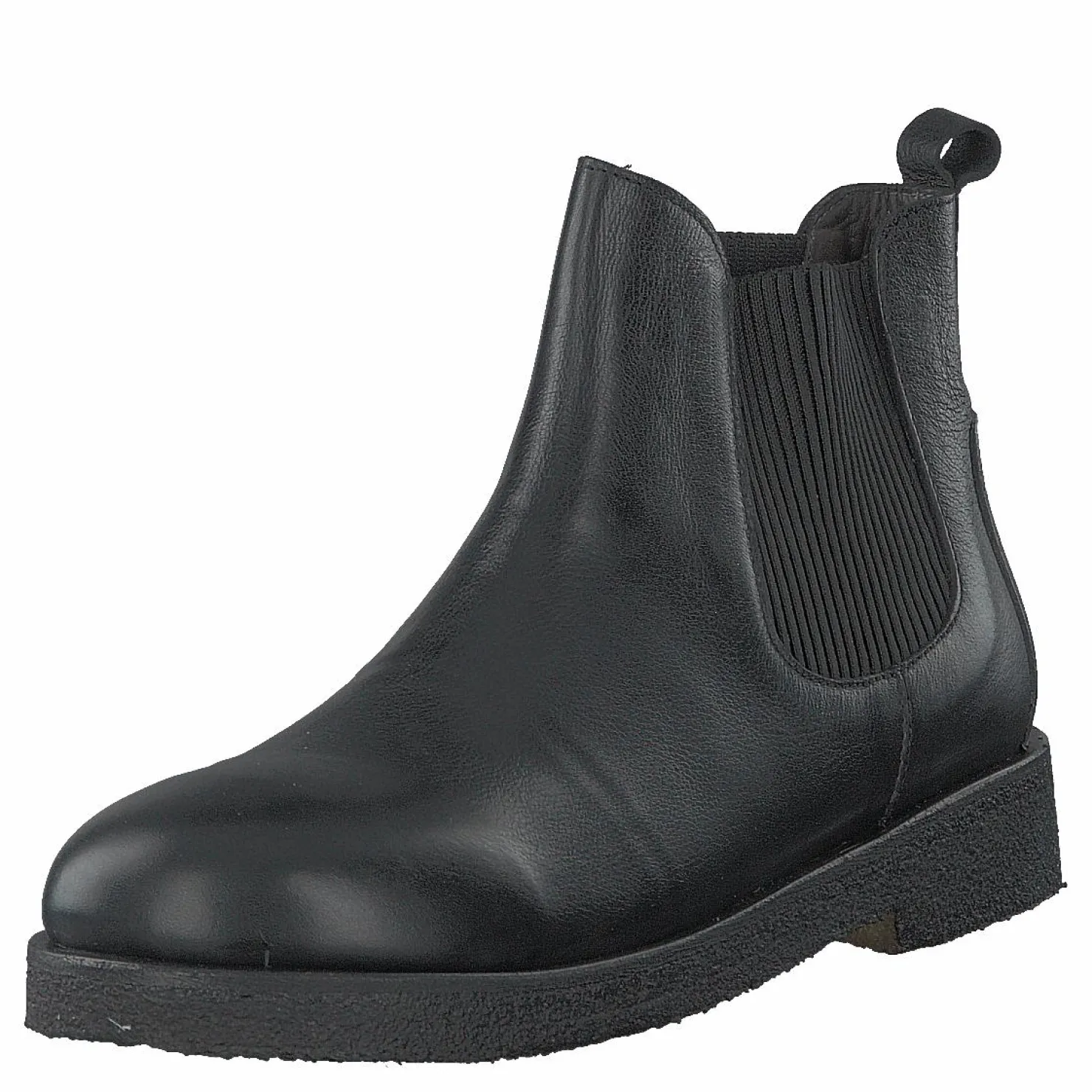 Angulus Chelsea Boot With Chunky Sole Black/black Svart Clearance