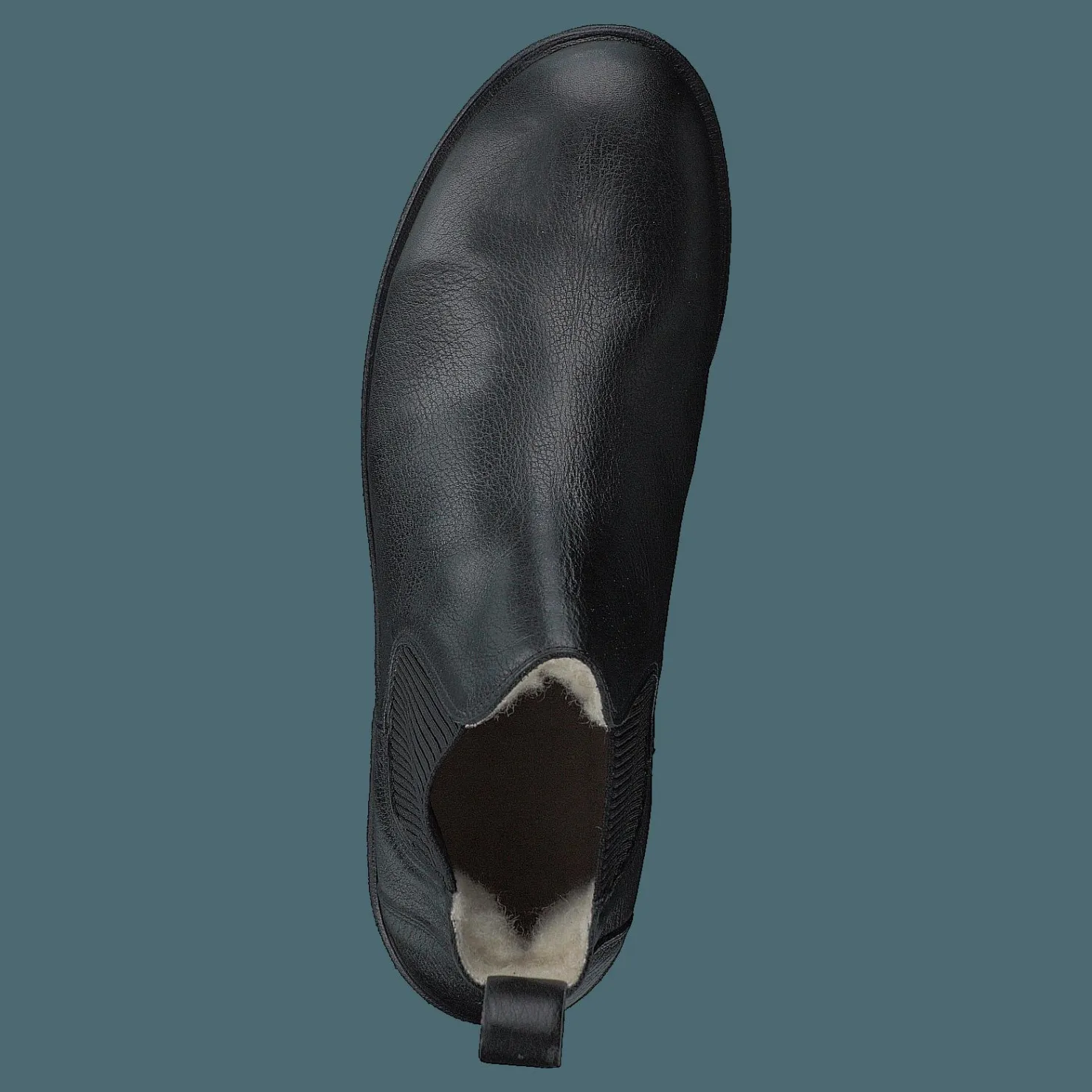 Angulus Chelsea boot with wool lining Black/Black Svart Sale