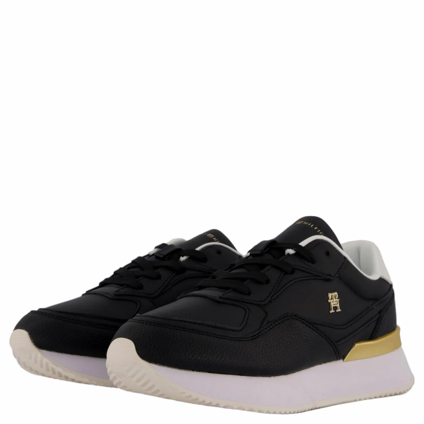 Tommy Hilfiger Chic Chunky Runner Black Svart och Metallisk Online