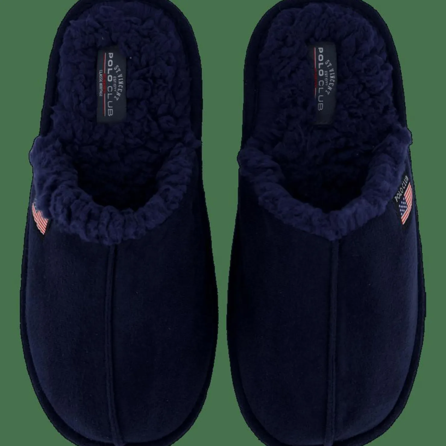 St Vincent Polo Club Chicago Slipper Navy Blue Hot