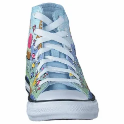 Converse Chuck Taylor All Star Hi Light Blue/cream Blå Discount