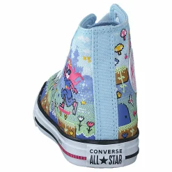 Converse Chuck Taylor All Star Hi Light Blue/cream Blå Discount