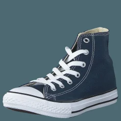 Converse Chuck Taylor All Star Hi Kids Navy Blå Sale