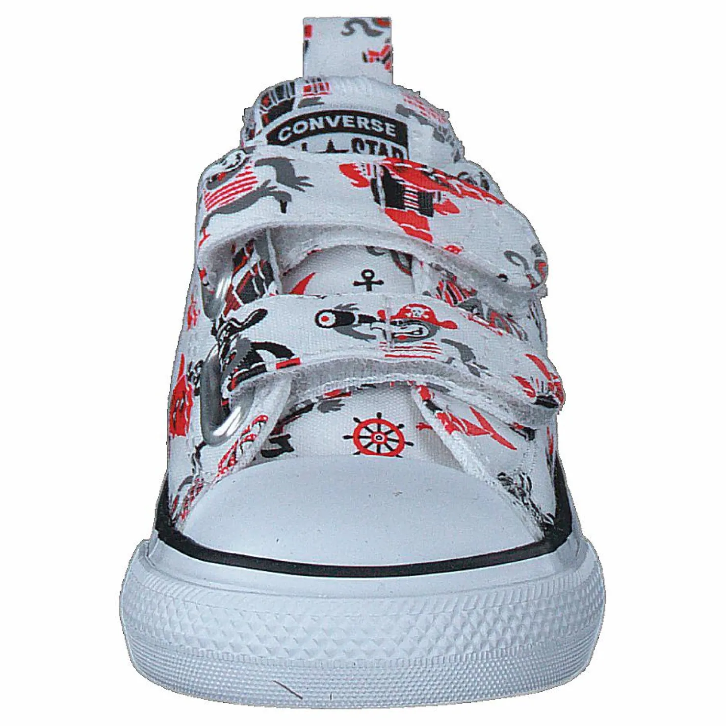 Converse Chuck Taylor All Star 2v Pirat 102-white/university Red/black Vit och Flerfärgad