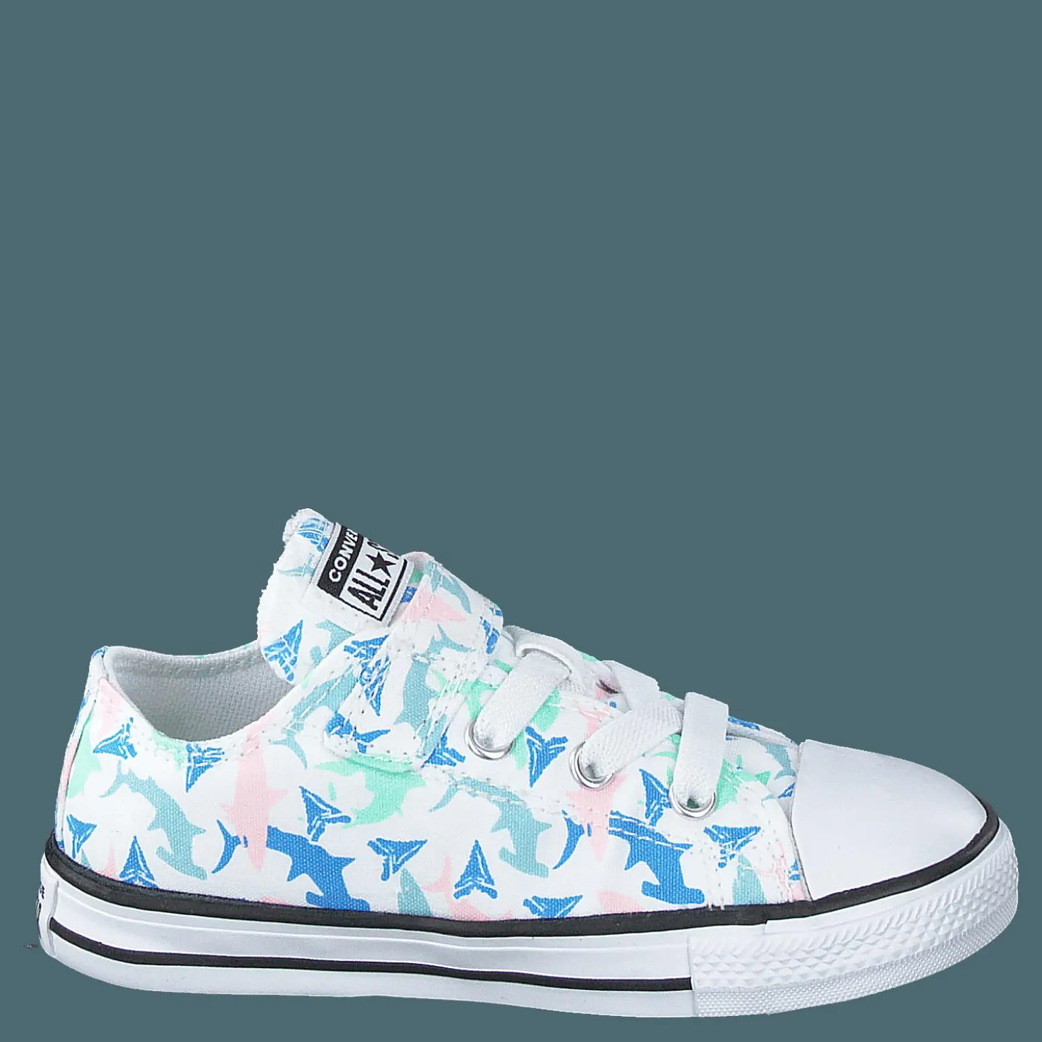 Converse Chuck Taylor All Star 1v Shark White/fresh Mint/black Vit New