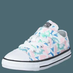 Converse Chuck Taylor All Star 1v Shark White/fresh Mint/black Vit New