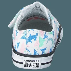Converse Chuck Taylor All Star 1v Shark White/fresh Mint/black Vit New