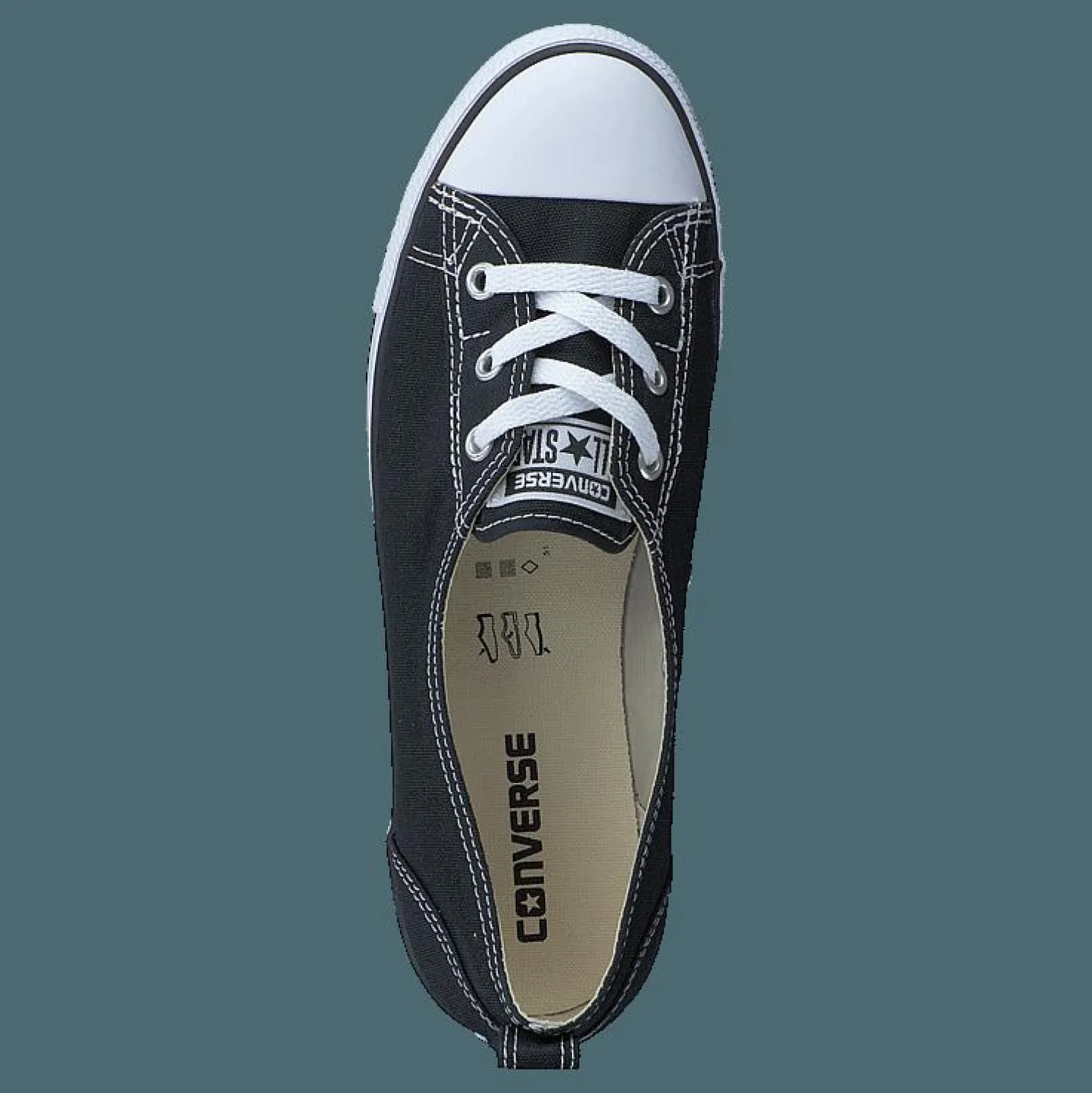 Converse Chuck Taylor Ballet Lace Black Svart Outlet