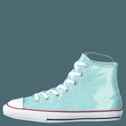 Converse Chuck Taylor Hi Sparkle Teal Tint Grå Discount