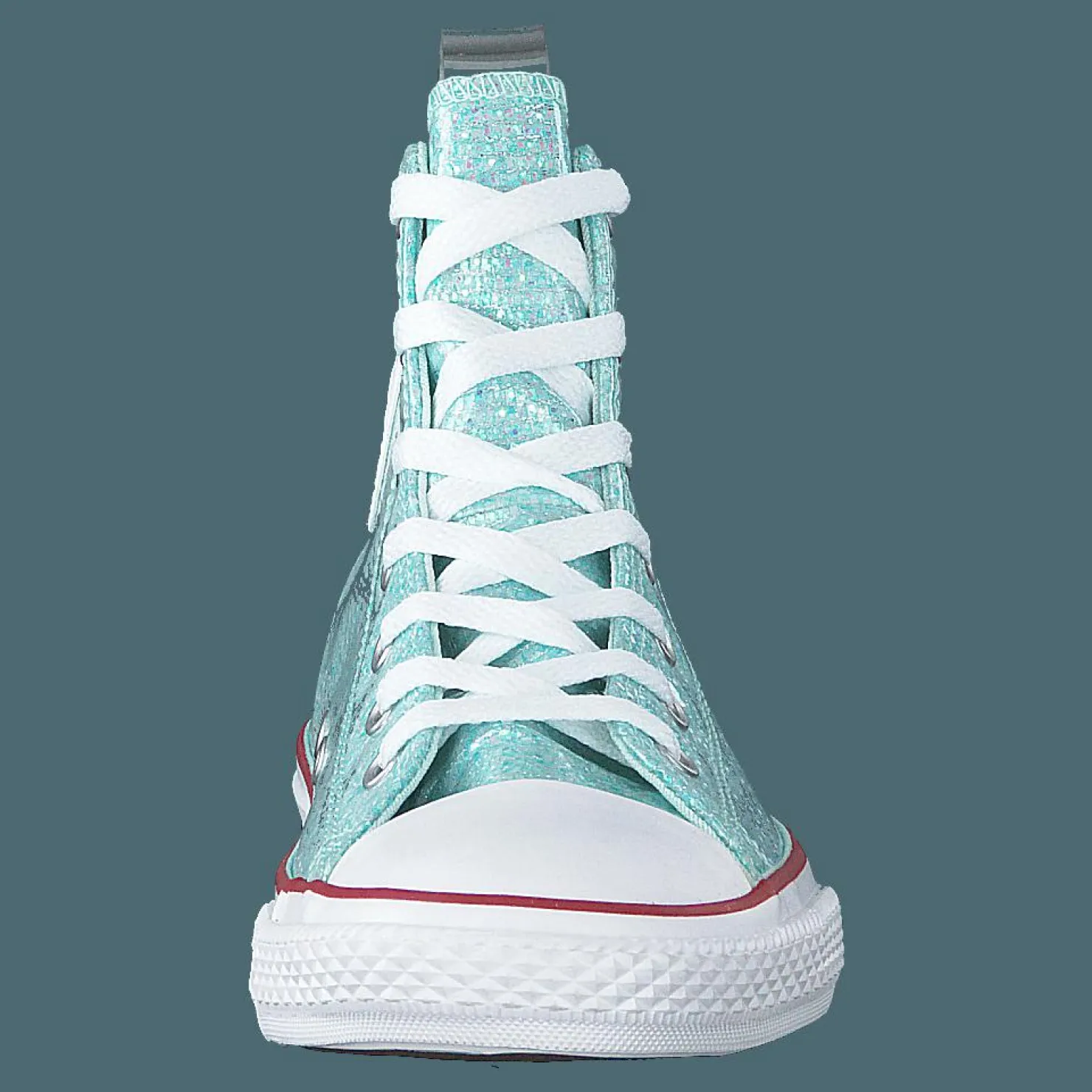 Converse Chuck Taylor Hi Sparkle Teal Tint Grå Discount