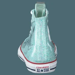 Converse Chuck Taylor Hi Sparkle Teal Tint Grå Discount