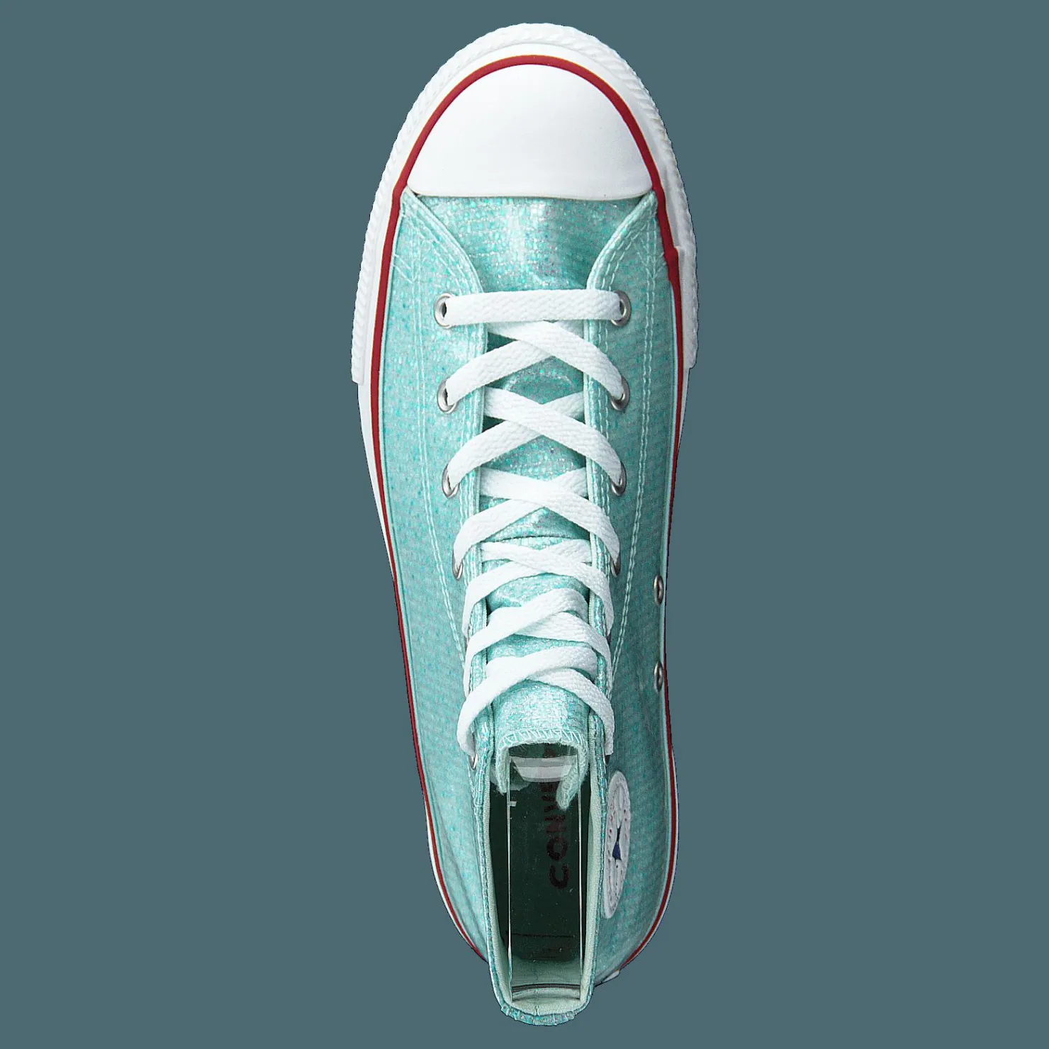 Converse Chuck Taylor Hi Sparkle Teal Tint Grå Discount