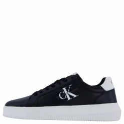 Calvin Klein Chunky Cupsole Mono Lth Black/bright White Svart New