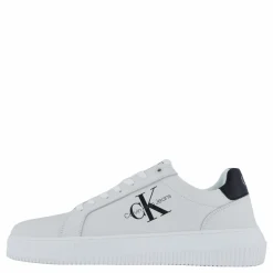 Calvin Klein Chunky Cupsole Mono Lth Bright White/black Vit Hot