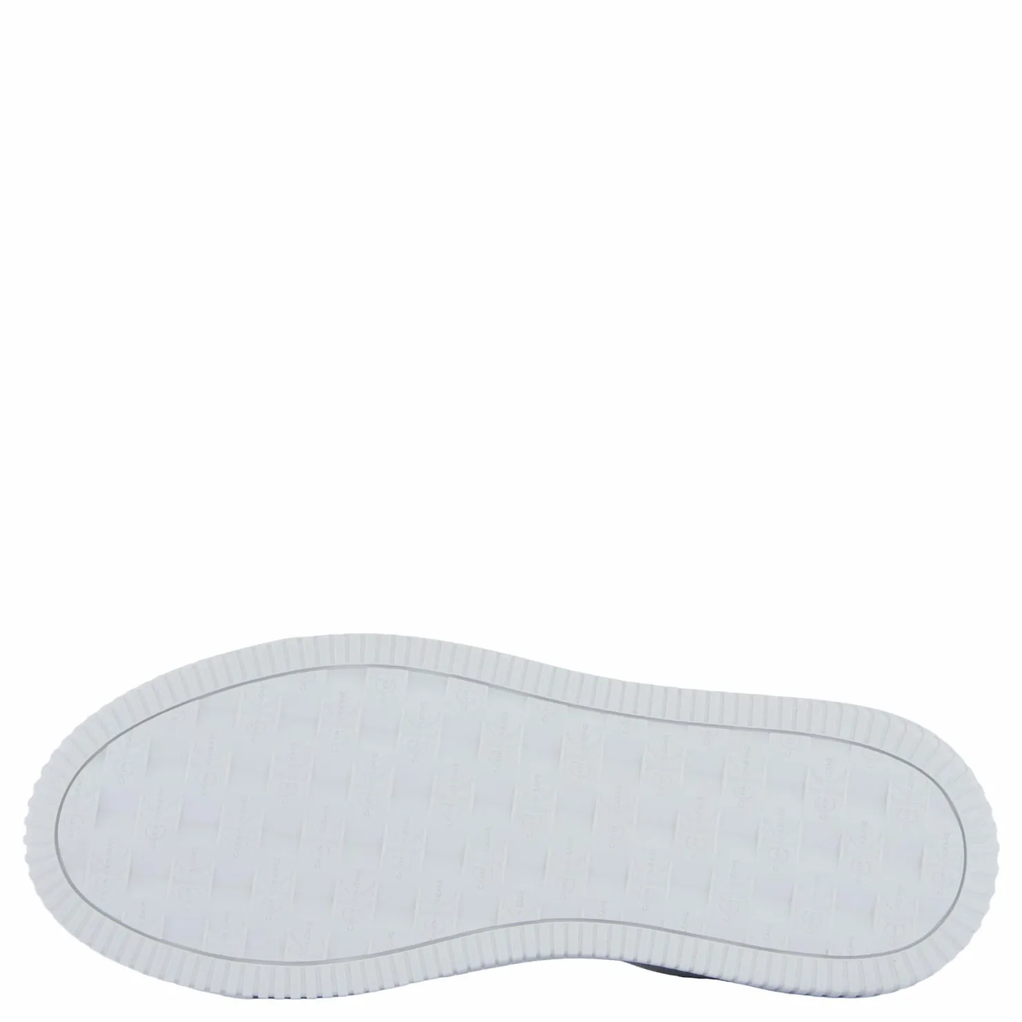 Calvin Klein Chunky Cupsole Mono Lth Bright White/black Vit Hot