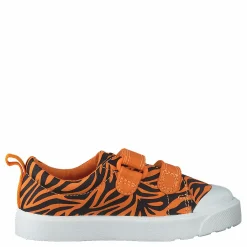 Clarks City Bright T Tiger Print Orange Sale