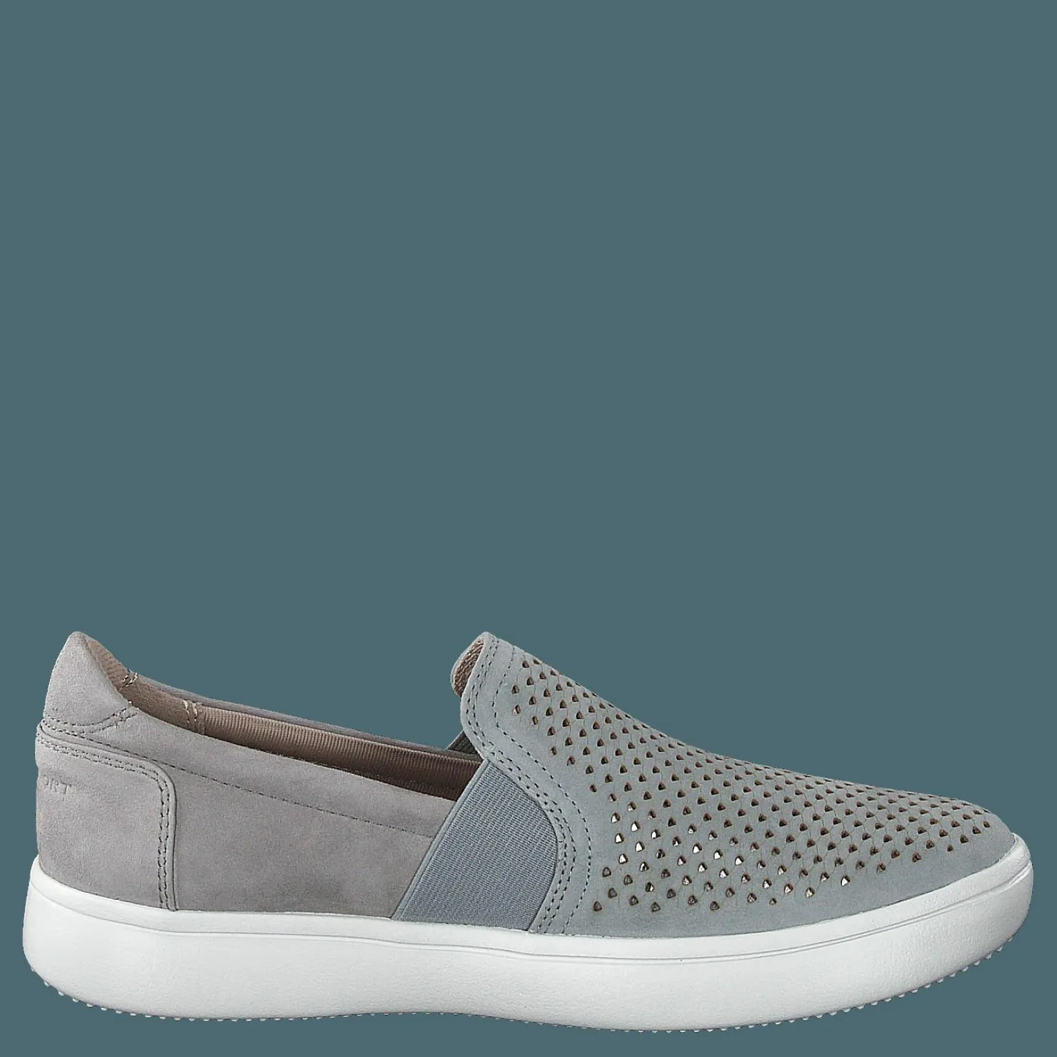 Rockport Cl Ariell Goreslipon Grey/blue Kid Suede Grå Online