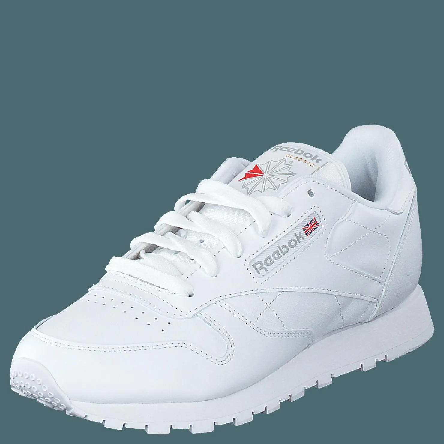 Reebok Classic CL LTHR Int-White Vit Outlet