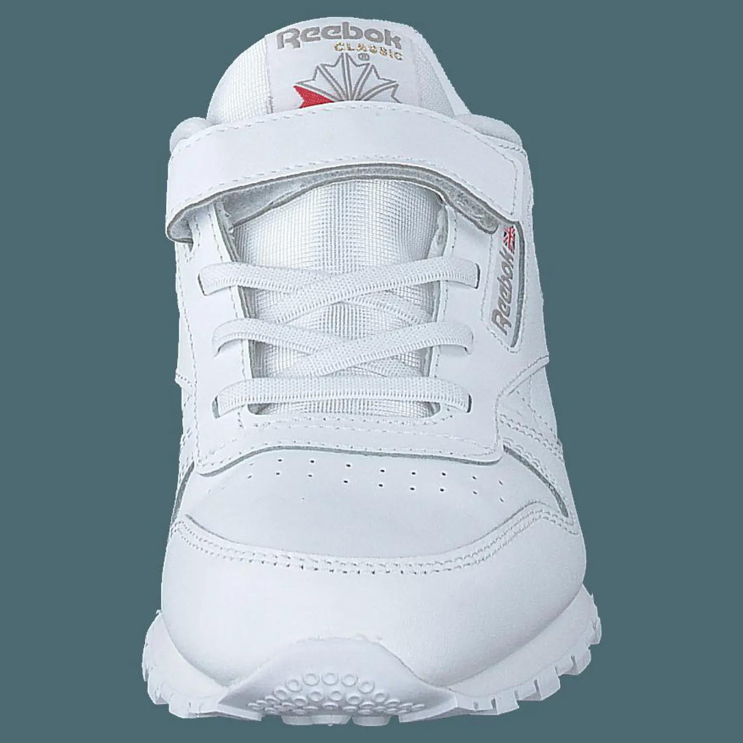 Reebok Classic Cl Lthr 1v White/carbon/vecblu Vit Best