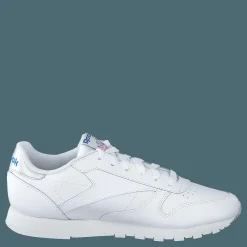 Reebok Classic Cl Lthr White/humble Blue/jasmine Pink Vit Sale